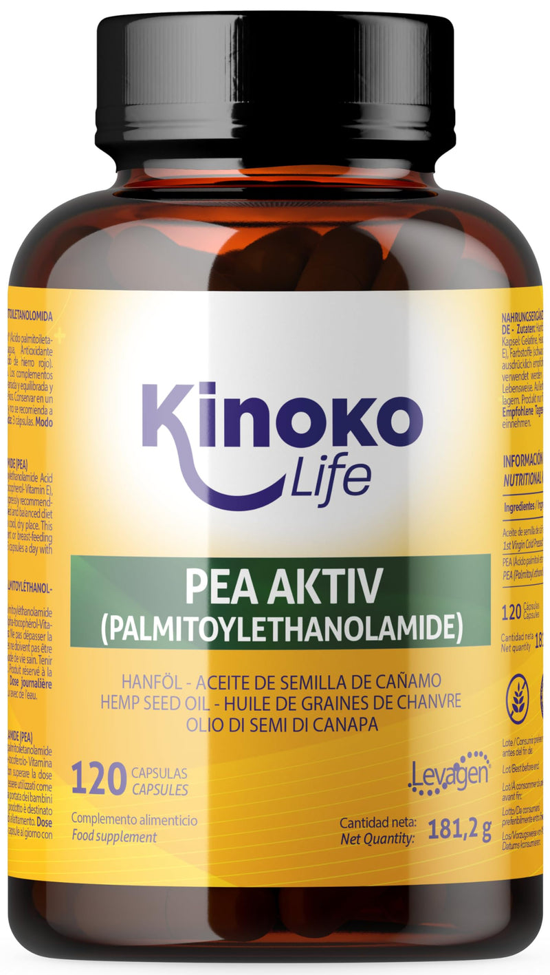 [Australia] - Kinoko Life PEA Palmitoylethanolamide 120 capsules. Gluten free 