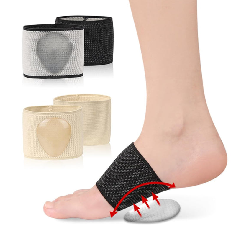 [Australia] - Foot bandage metatarsal, 2 pairs of foot bandage metatarsal immediate pain relief for flat feet, splay feet, heel spurs, plantar fasciitis foot bandage midfoot with arch support 