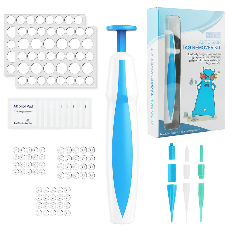 [Australia] - Scettar stalked wart remover, wart remover for micro to large (1mm-8mm) with 60 tag bands, safe and painless wart remover stalked warts A 