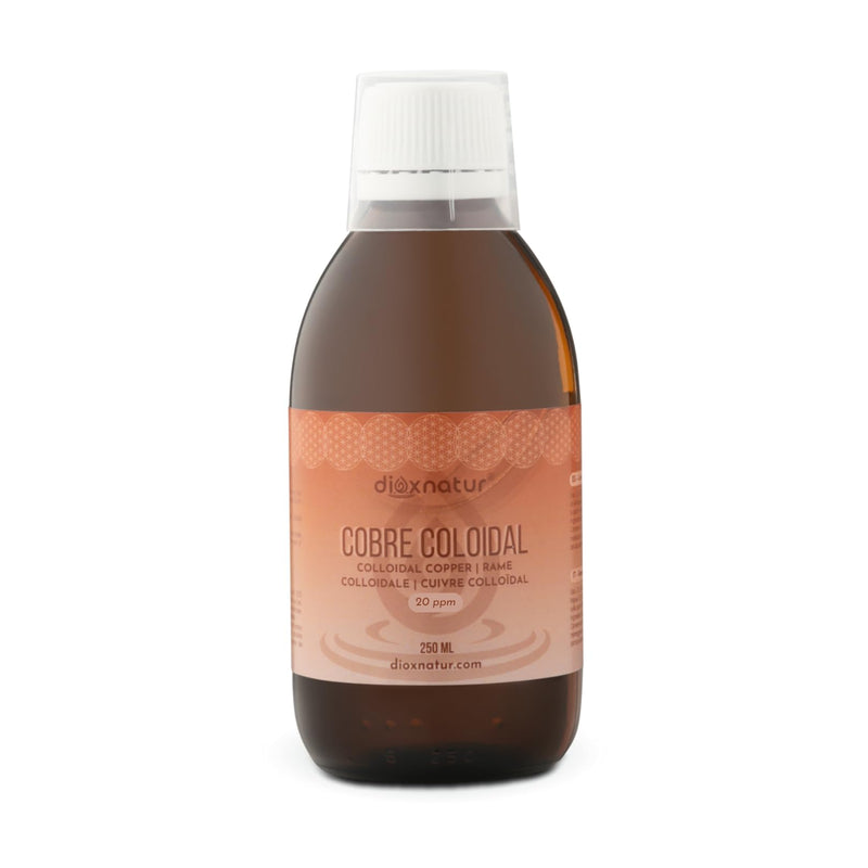 [Australia] - DIOXNATUR® Colloidal Copper, 250 ml, liquid solution 20 ppm, 99.99% purity 
