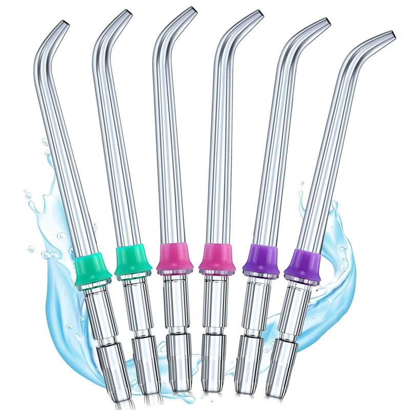 [Australia] - ROMOLY 6 PCS Waterpik Attachments - Oral Irrigators High Quality Replacement Jet Tips Other Models 