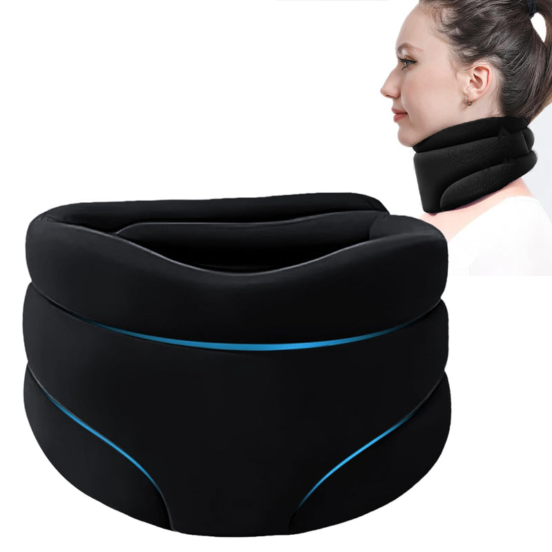 [Australia] - Raxfekro neck support for neck pain and support, neck bandage, neck stretcher made of soft foam neck brace for sleep pain and pressure for women men 