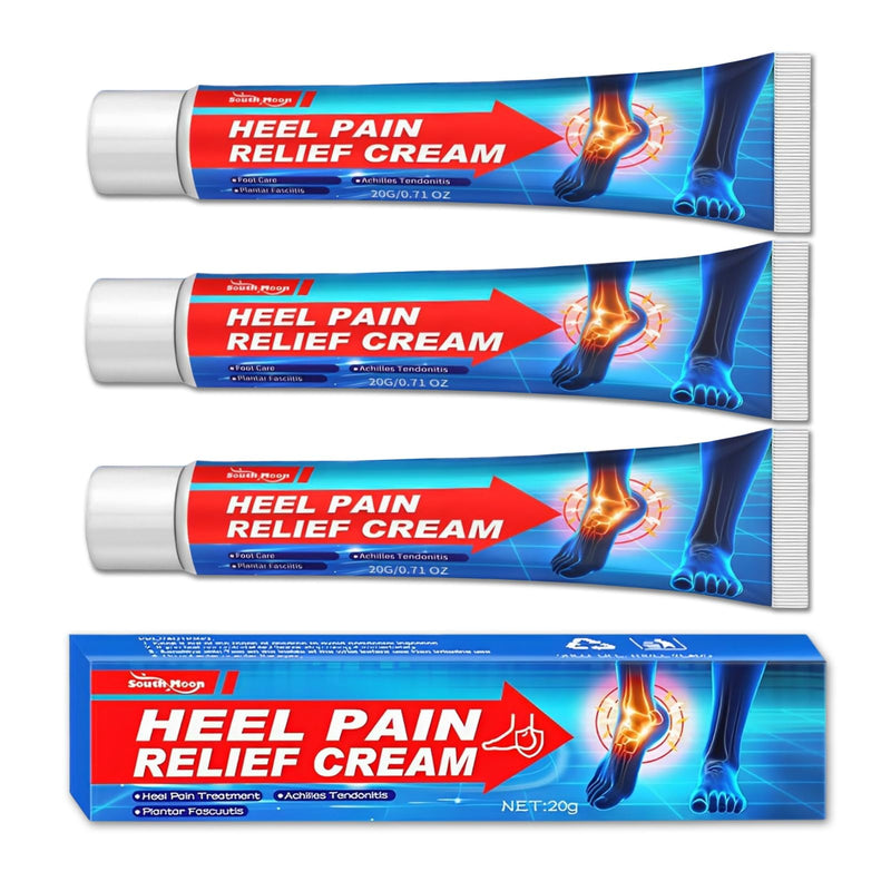 [Australia] - Pack of 3 heel ointment, heel soothing ointment, heel spur cream with, cream against heel spurs, heel cream, deep penetration, quick absorption, joint soothing, foot care, heel pain cream 