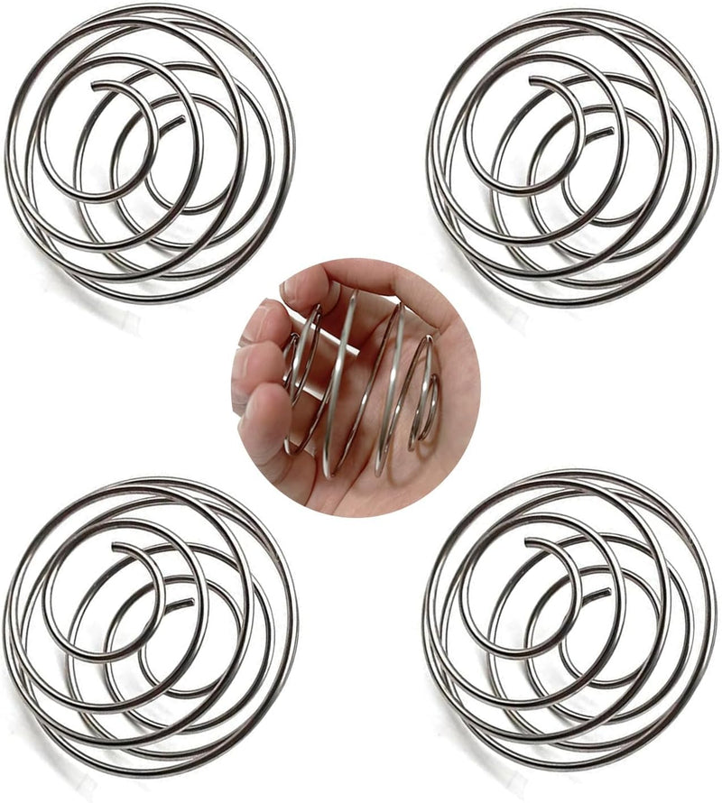 [Australia] - midgreyeye Pack of 4 Stainless Steel Shaker Ball Shaker Ball Protein Shake Protein Mixer Sport Fitness Shaker Protein Shaker for Protein Blended Drinks (stainless steel) (4.8 x 4.2 cm) 4.8 x 4.2 cm 