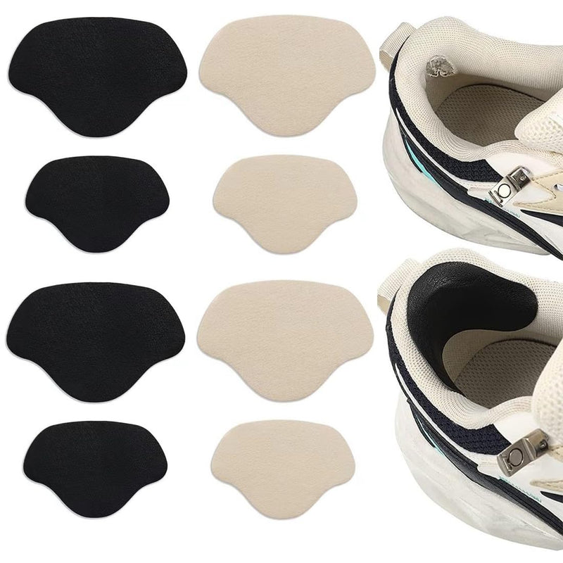 [Australia] - Sneaker Repair Patch Self-adhesive Heel Patch Sneaker Hole Repair Heel Repair Patch Shoe Hole Prevention Patch Suitable for most shoe types, 4 pairs 