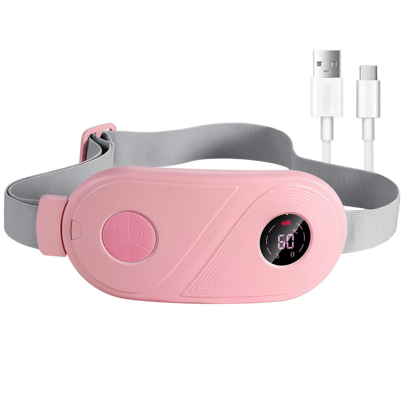 [Australia] - ALLJOY heat belt period, period heat belt, heating belt electric back, period heating pad wireless - 3 heat & 3 vibration modes, electric heating pad for period cramps for women, girls 