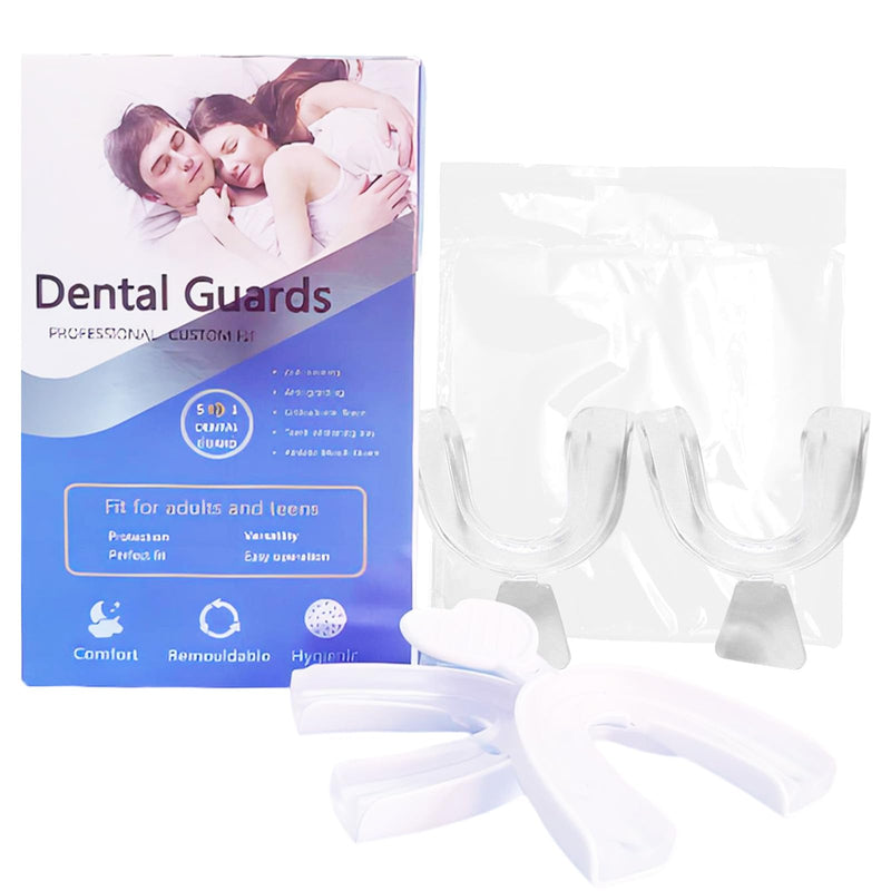 [Australia] - Thoquene Pack of 4 nighttime grinding splints, 2 sizes, grinding splints with whitening tray 