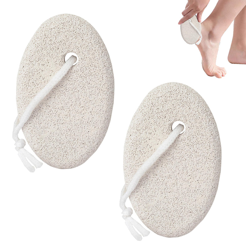 [Australia] - Natural pumice stone, 2 pieces of foot care, pumice stone foot care, callus remover, coarse calluses, pumice stone, pumice stone, pumice stone callus remover pumice stone, natural foot for foot care or the hand 