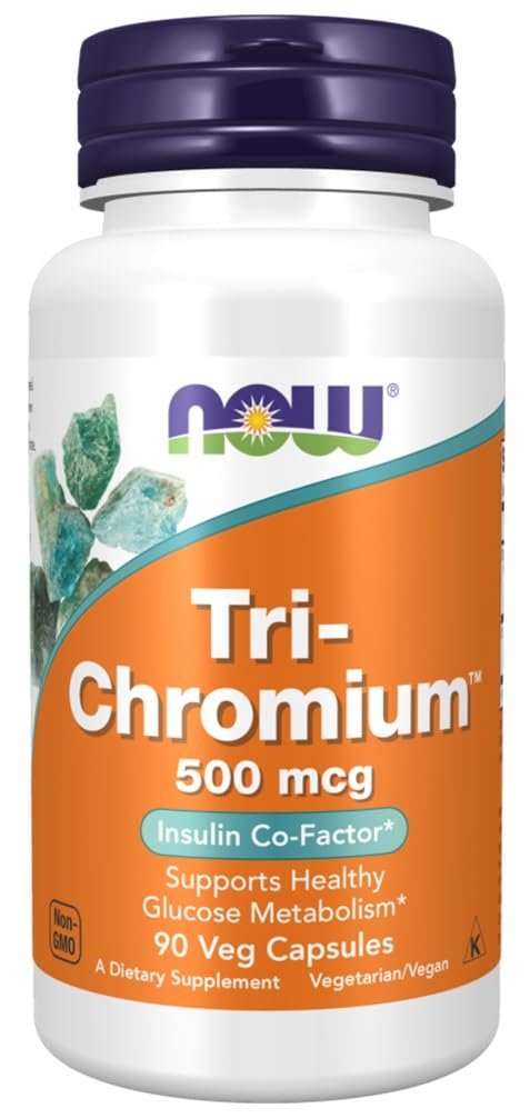[Australia] - Now Foods - Tri-Chromium 500mcg | Blood Sugar Level Support - 90 Capsules 