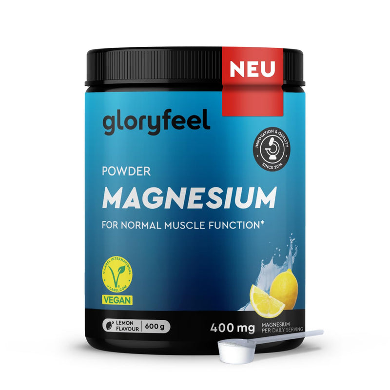 [Australia] - Magnesium complex powder 600g - High dosage with bisglycinate, citrate & malate - Fast solubility - For muscles, nerves & electrolyte balance* - Lemon flavor - 100% pure and laboratory tested 