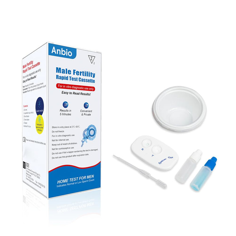 [Australia] - Anbio 2 x fertility test sperm test for men: sperm test | Fertility rapid test for desire to have children - measures the concentration of sperm 