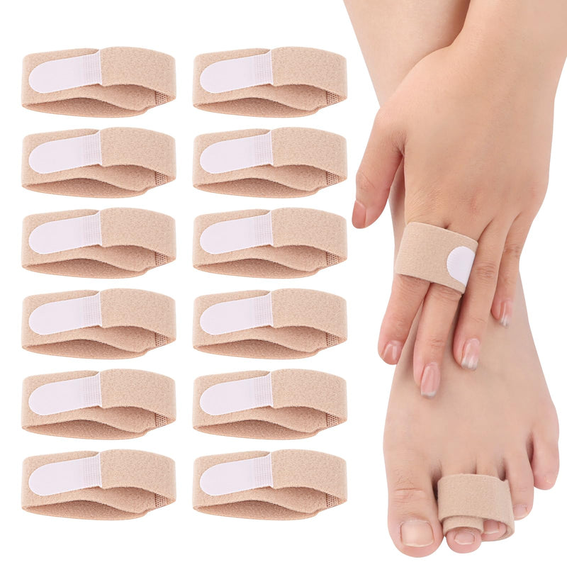 [Australia] - Pack of 12 hammer toe correctors, broken toe splints, hammer toe splints, toe bandages, hammer toe spreader, toe corrector, for correcting hammer toes, broken toes, crooked toes 