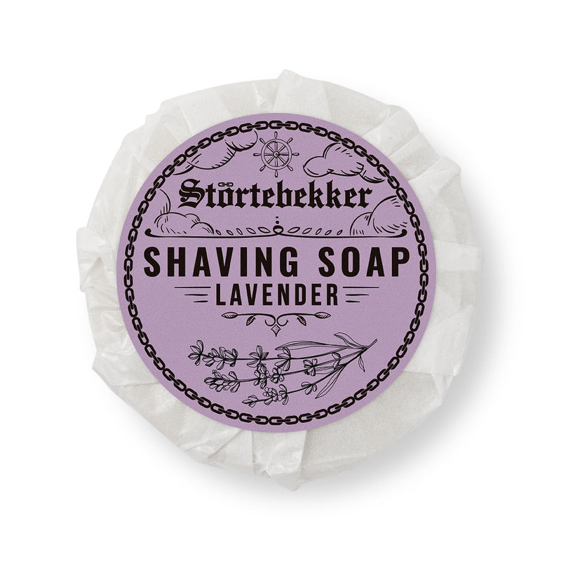 [Australia] - Störtebekker® Premium Shaving Soap Lavender 70g - Handmade soap for rich shaving foam - Perfect for shaving with a safety razor and razor - Vegan shaving soap for women and men 70 g (pack of 1) 