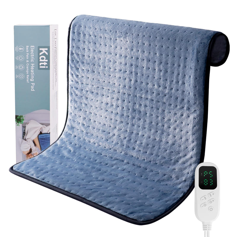 [Australia] - Heating pad, 80 x 60 cm, quick heating technology, electric heating pad with automatic switch-off and 6 temperature levels, heating pad for back, shoulder, stomach, neck, machine washable 60 x 80 cm 