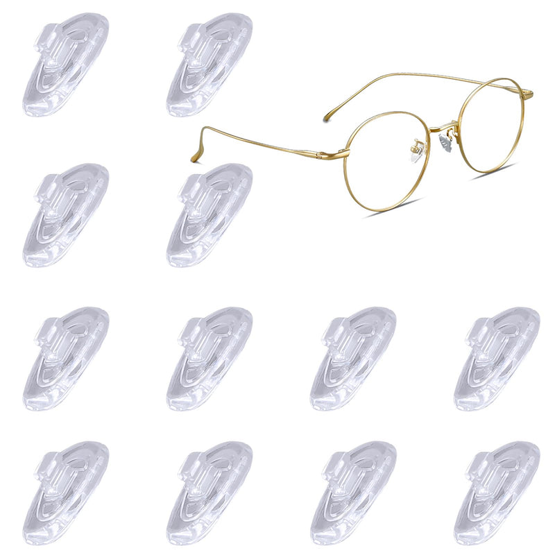 [Australia] - Fsttre Glasses Nose Pads Silicone Glasses Pads Glasses Nose Pads Soft Transparent Non-Slip Nose Pads Glasses for Glasses Sunglasses Non-Slip Glasses Stopper Nose Pad Glasses Accessories 6 