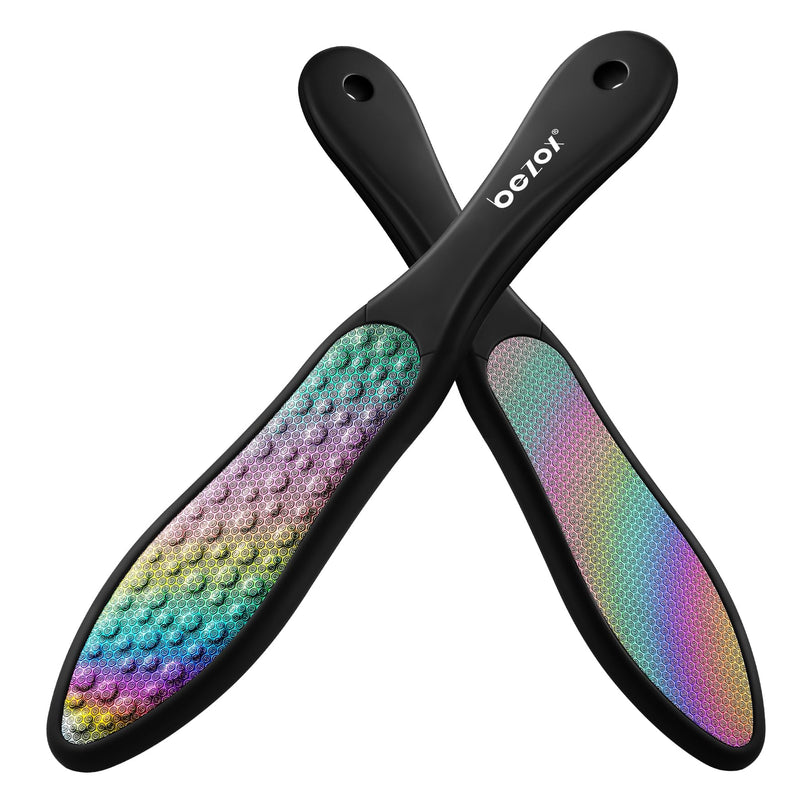 [Australia] - BEZOX callus remover - 100% anti-callus effect premium foot file - for foot care for beautiful feet - professional pedicure callus file rainbow colors 