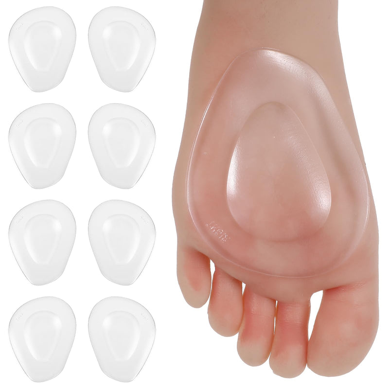 [Australia] - Pack of 8 Metatarsal Pads Gel Foot Pads Foot Pads Forefoot Pads Forefoot Pads Gel Forefoot Shoe Insoles Bunion Protection Foot Bunion Pad Reusable Bunion Pad Forefoot for High Heels 