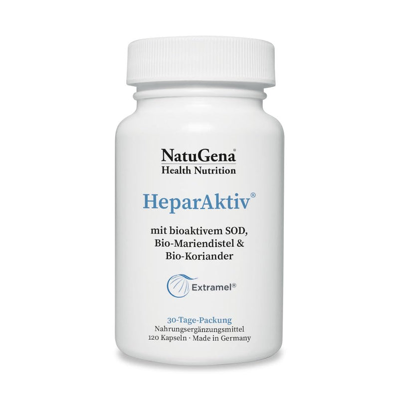 [Australia] - NautuGena HeparAktiv SOD/MSM powder/cell renewal/organic milk thistle/organic coriander & wild garlic/vegan/120 capsules (1-month pack) 
