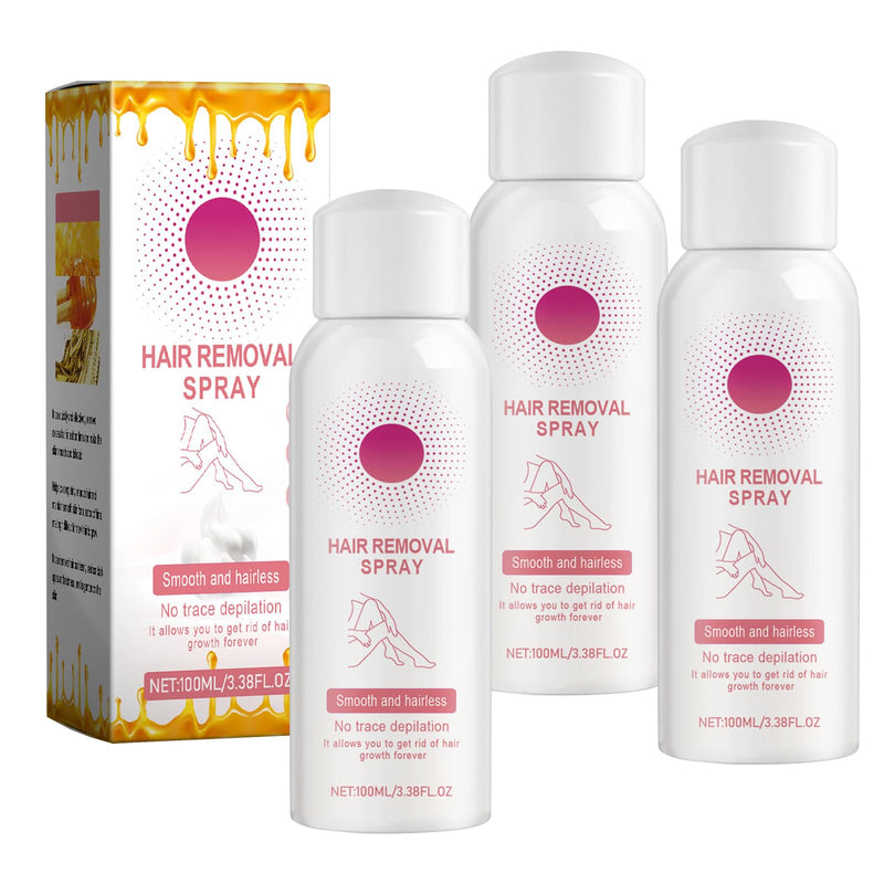 [Australia] - Landrain 3 pieces hair removal foam, beeswax hair removal spray 