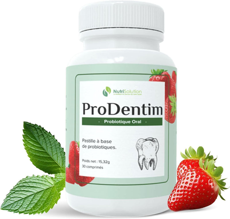 [Australia] - ProDentim from NutriSolution I Chicory, Bifidobacterium, Lactobacillus, Peppermint Oil I Promotes oral health and fresh breath I 30 pastilles I 30 day supply I Made in France 1 
