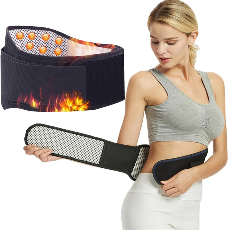 [Australia] - HPONEZJ Back Warmer Self-Heating Back Brace Magnetic Field Therapy Back Support Belt with Metal Support Waist Warmer Back Waist Support Thermal Heat Belt for Back Pain Women Men XL 