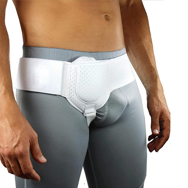 [Australia] - OPVYAEU Inguinal Hernia Belt for Men and Women - Hernia Band Inguinal Hernia Bandage Can Be Wearable Left and Right - Flexible Adjustable Inguinal Hernia Belt - M (86-112 cm Hip Circumference) 