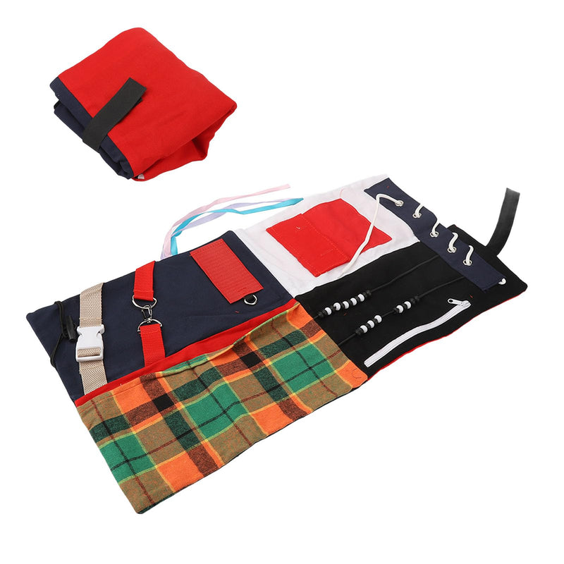 [Australia] - Topyond Dementia Sensory Blanket, Anxiety Relief Aid, Calming Activities for Elderly, Calming Sensory Support for Alzheimer's, Relaxing Fidget Blanket 