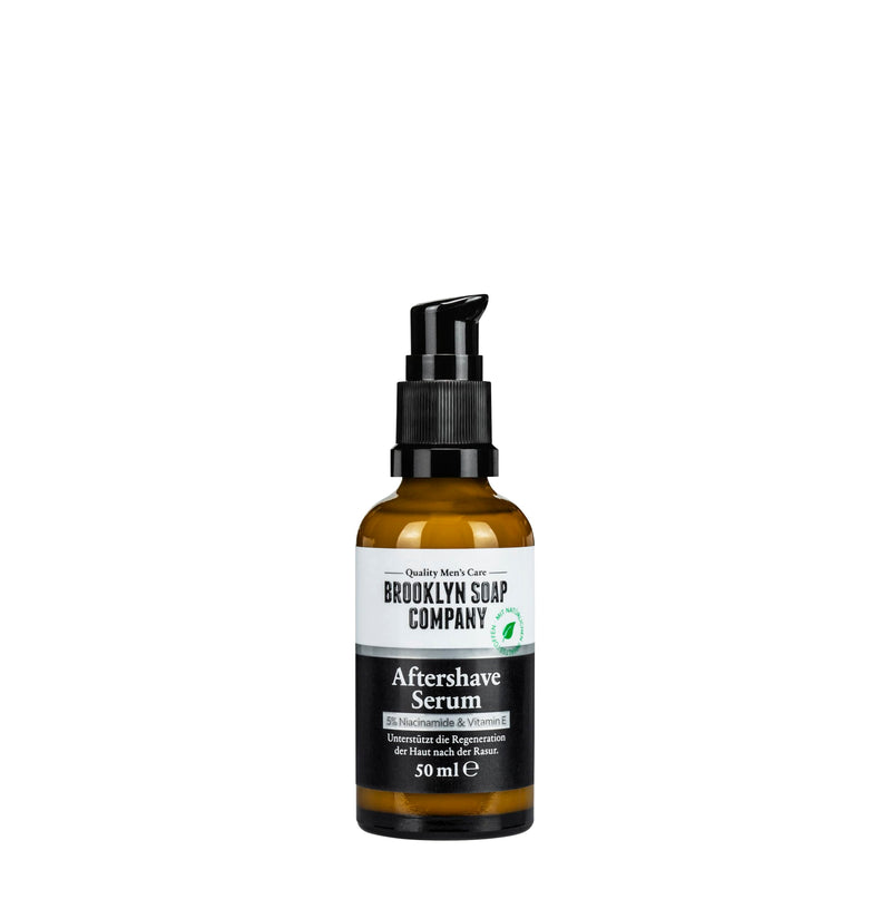 [Australia] - Brooklyn Soap Company, Aftershave Serum 50 ml - Natural care after shaving - Soothes the skin, prevents skin irritations & reduces redness 