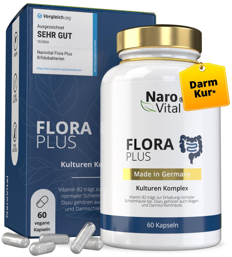 [Australia] - Intestinal treatment* Probio culture complex high dose - with Lactobacillus & bifidobacteria - 23 bacterial strains without inulin, 600 billion CFU per can | 60 enteric-coated capsules - For 2 months 