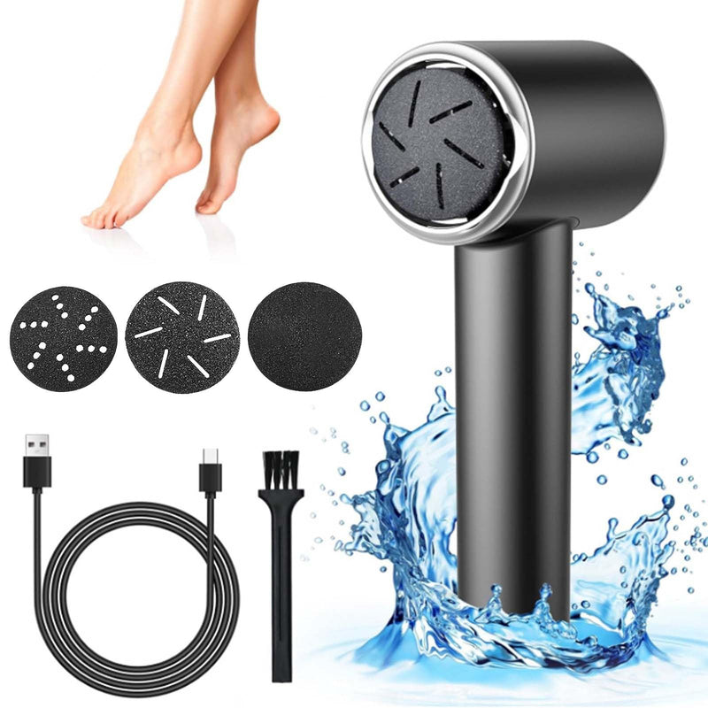 [Australia] - Callus Remover Electric Callus Remover Portable Callus Remover Rechargeable IPX6 Waterproof Callus Remover with LED Display for Professional Foot Care Pedicure 