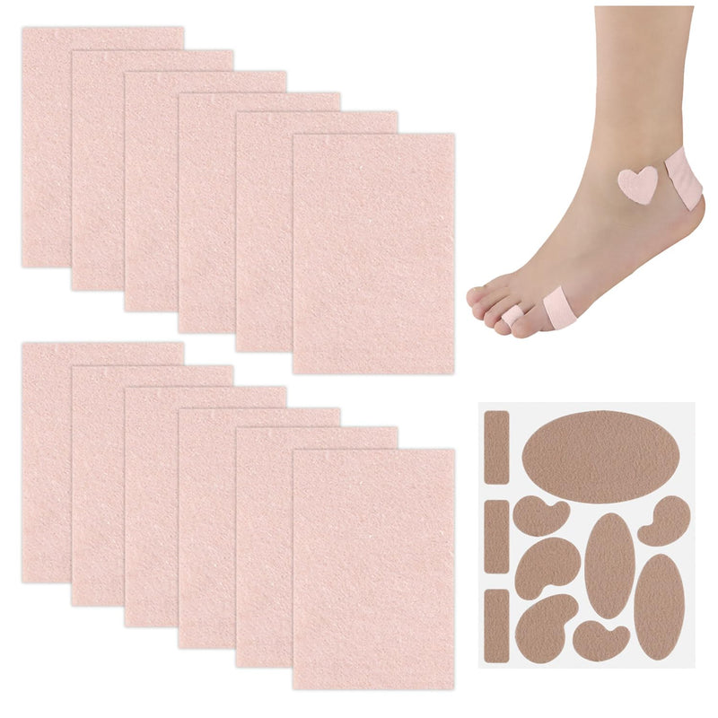 [Australia] - Pack of 13 wear protection plasters, self-adhesive wear protection plasters, cuttable adhesive pads, wear protection heel plasters, toe plasters, waterproof foot pads, portable foot plasters 