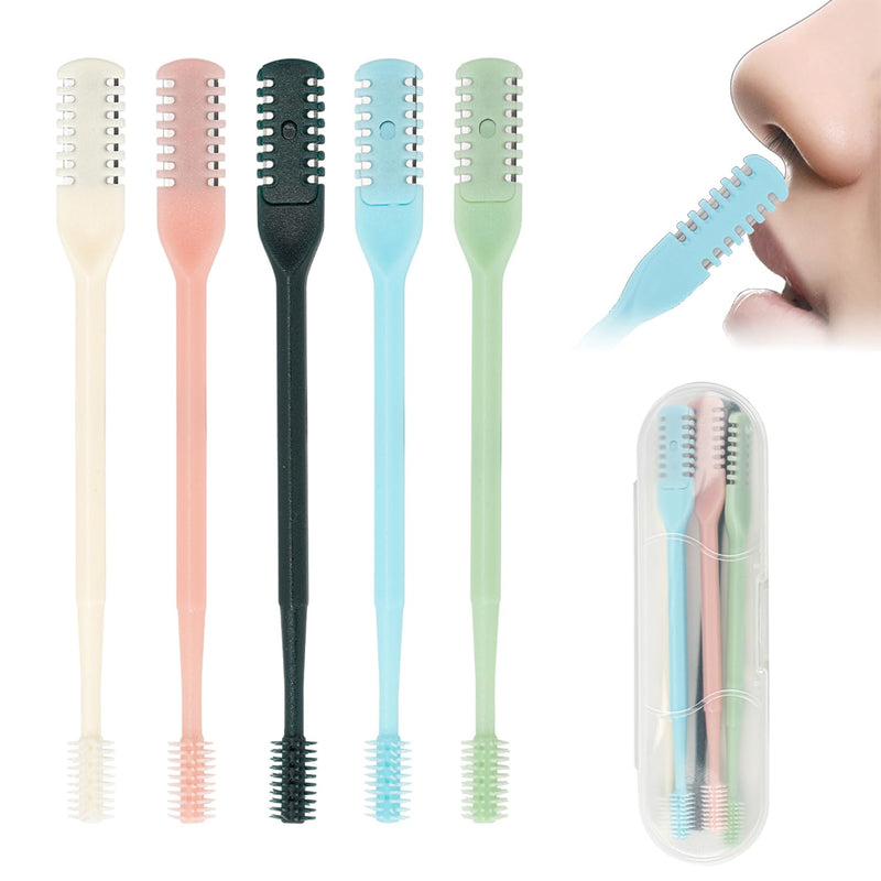 [Australia] - Nose hair trimmer, double-sided nose hair trimmer for men, women, 2-in-1 nose hair trimmer, no electricity 
