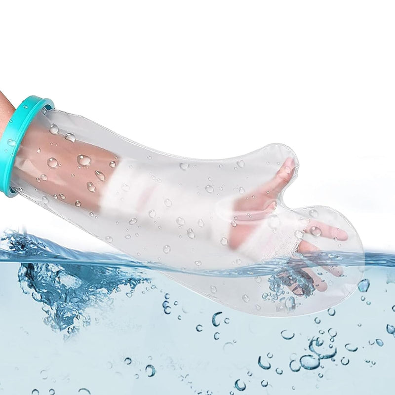 [Australia] - vcsjw Plaster protection waterproof arm, plaster protection waterproof arm child, shower protection hand, plaster arm shower protective cover, shower protection arm silica gel, reusable arm plaster shower cover, arm protection when bathing 