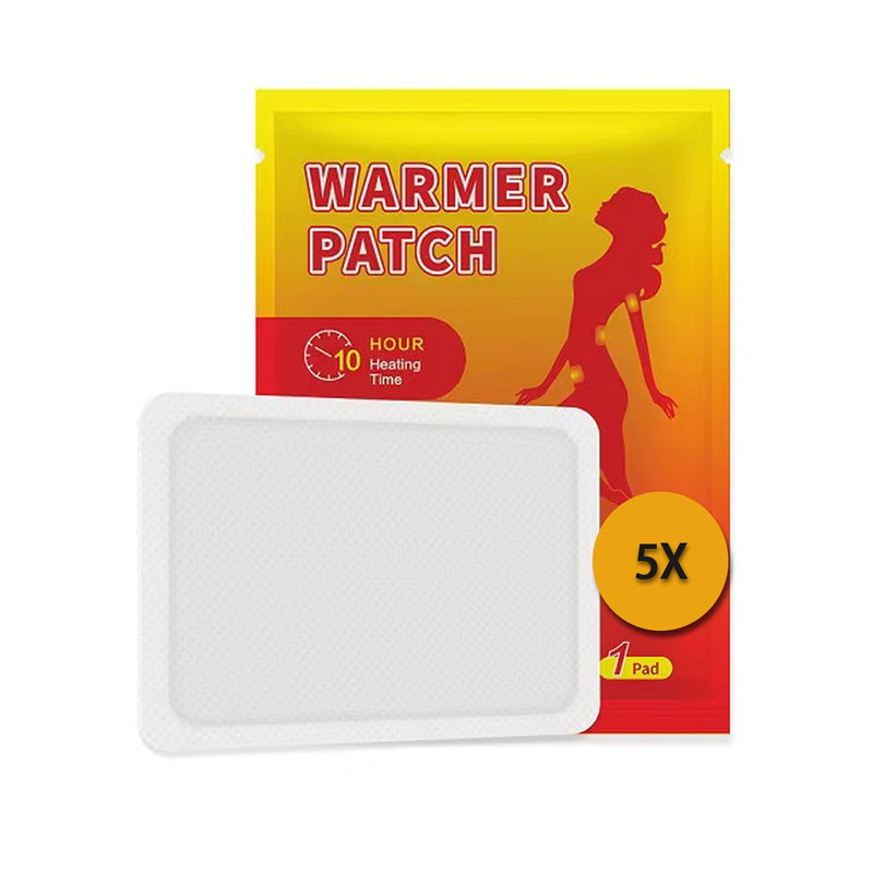 [Australia] - Multi-warmer heat pads I 5/10 pieces self-adhesive heat pads I EXTRA WARM body warmer for 10 hours I Ready-to-use heat pads I suitable as neck, shoulders, kidneys & back warmer 5 pieces 