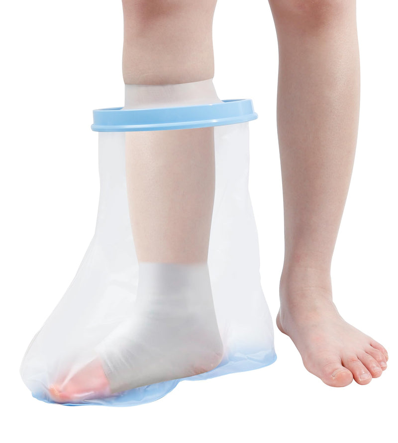 [Australia] - Blueash Plaster Protection Foot for Showering, Leg Shower Protection Reusable Bandage Protection Keep Wound Bandages Dry Ankle 