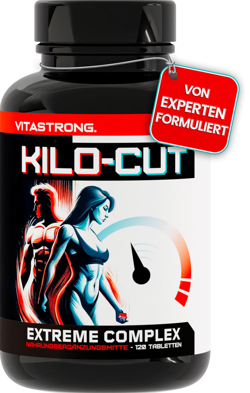 [Australia] - Kilo-Cut for Aesthetic Results, New Generation Solution - Synergy of Garcinia, Matcha, L-Carnitine, Choline, Glucomannan - 120 Tablets - Feel Lighter and More Energetic 