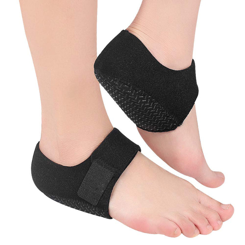 [Australia] - Heel Cups, Anti-Slip Gel Heel Pads, Adjustable Heel Protectors Cushion for Heel Pain Relief for Men & Women (Small) Small 