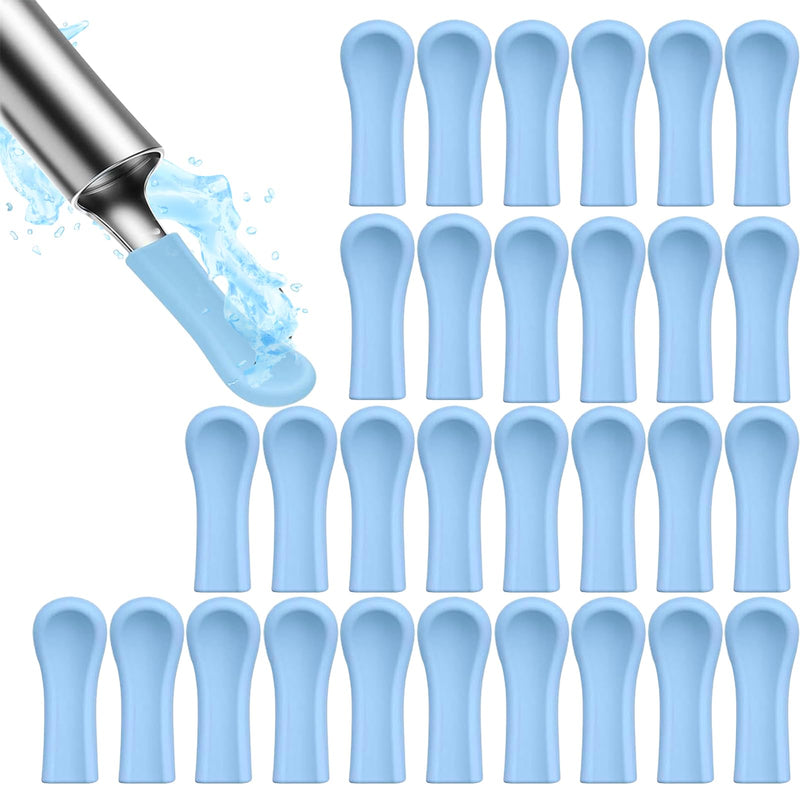 [Australia] - Mrltau Pack of 30 Silicone Ear Cleaner Head for Earwax Remover, Ear Spoon Accessories for Ear Wax Removal Otoscope, Replacement Tips for Ear Vacuum, Earwax Suction Ear Cleaner Accessories A 