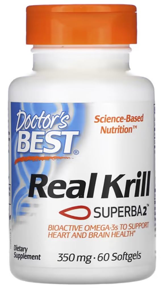 [Australia] - Doctor's Best - Real Krill | Heart Health and Joint Support - 60 Softgels 