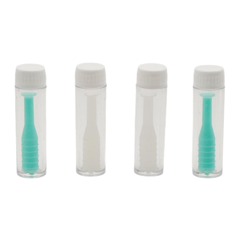 [Australia] - Pack of 4 contact lens suckers, hard lenses, contact lens insertion aid with bottle, silicone contact lens remover with suction cup, contact lens sucker, contact lens helper, lens remover accessories 