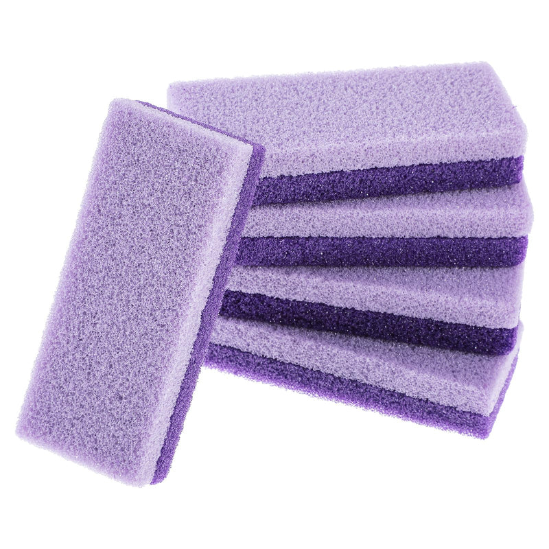 [Australia] - JJUNW Pack of 5 Pumice Stone for Foot Care, Double-Sided Pumice Stone Foot Care Callus Remover and Scrubber for Hard Skin on Feet and Body, Exfoliating and Smoothing the Skin (Purple) Purple 