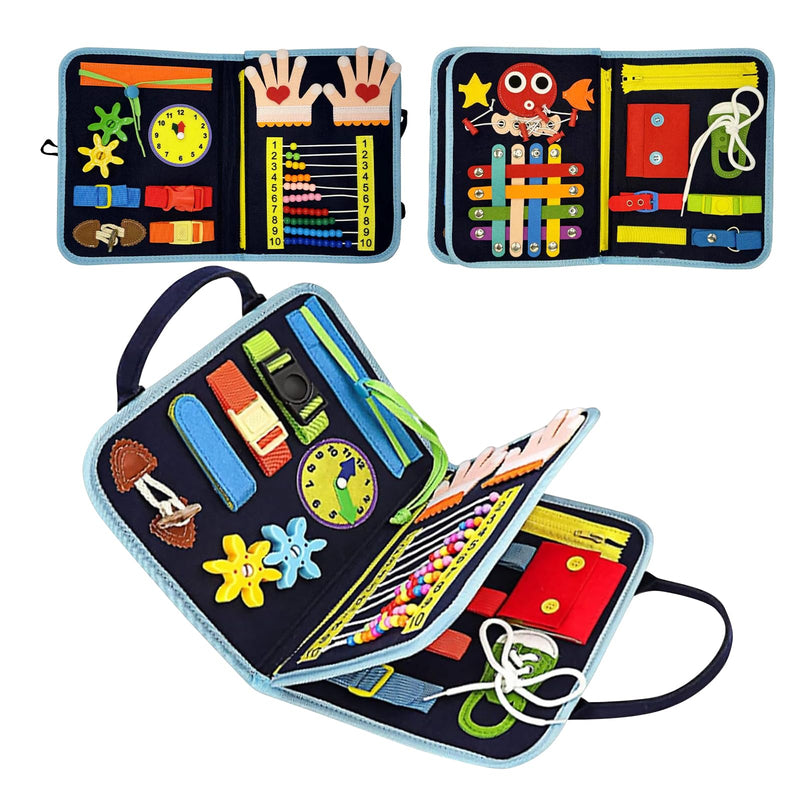 [Australia] - IGTOPS Nesting Blanket for Dementia Sufferers, Autistic, Alzheimer's, Children, Elderly, Early Learning Board, Sensory Toy, Learning to Tie Shoes and Buttons, Sensory Blanket for Hand Movement 