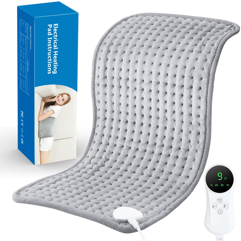 [Australia] - Heating pad 30 x 60 cm Electric heat pad with automatic switch-off and 9 temperature levels, heating pad for back, neck, shoulder, stomach Heating pad 30 x 60 