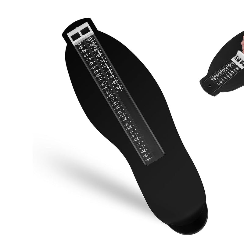 [Australia] - Aililong Shoe Sizer Foot Measuring Device Children's Shoe Measuring Device - Suitable for Children and Adults - Foot Measuring Device for Children Shoe Measuring Device (Black) 