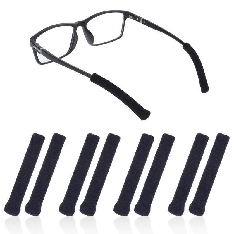 [Australia] - Glasses temple cover polyester, 4 pairs of glasses holders, non-slip glasses ear pads, soft glasses leg protectors, glasses accessories for sunglasses and sports glasses 