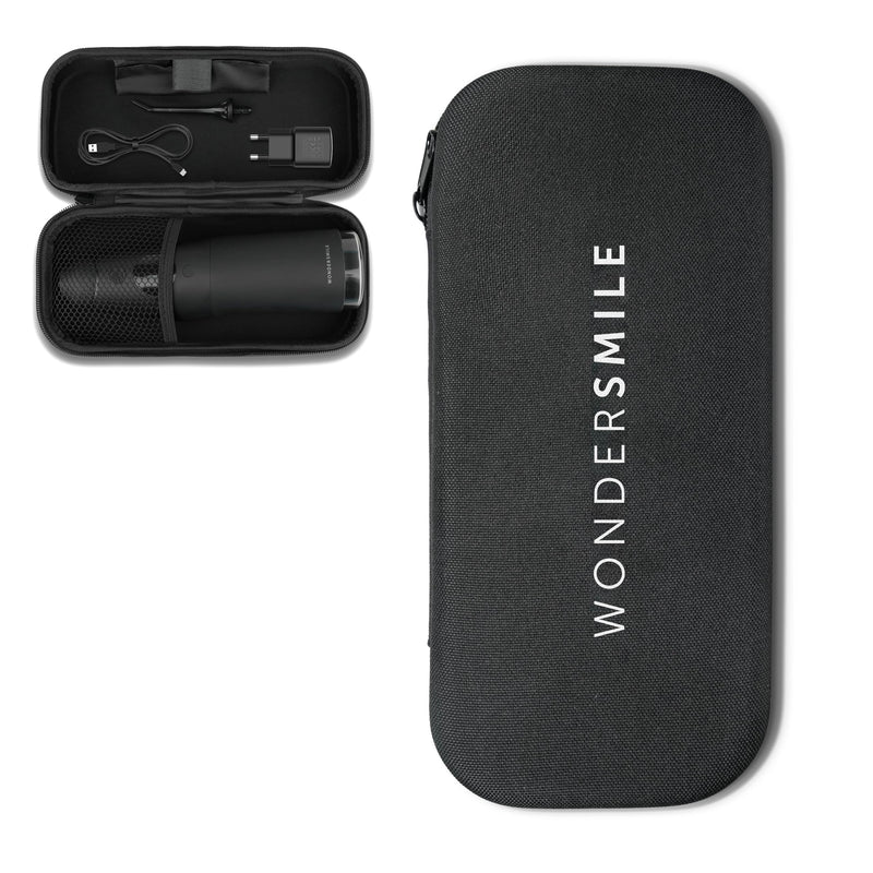 [Australia] - WonderSmile® Premium Travel Case for Oral Irrigator - The ultimate protection for on the go Ultimate Black 