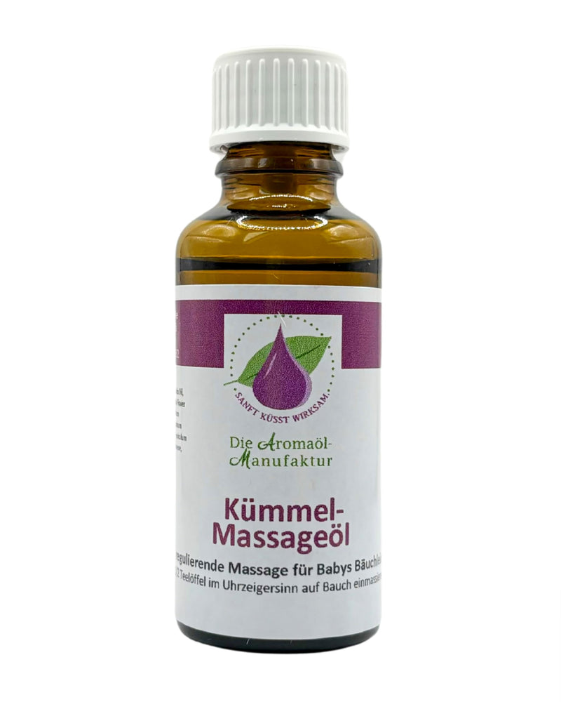[Australia] - The aroma oil manufacturer KÜMMEL MASSAGE OIL for babies 30ml - soothing baby belly massage with 100% natural ingredients, baby oil 
