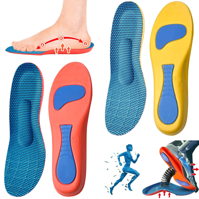 [Australia] - 2 pairs of orthopedic insoles, Comfysole heel spur insoles for bunions, plantar fasciitis, men and women, to support the arch of the foot, foot pain 41-42 