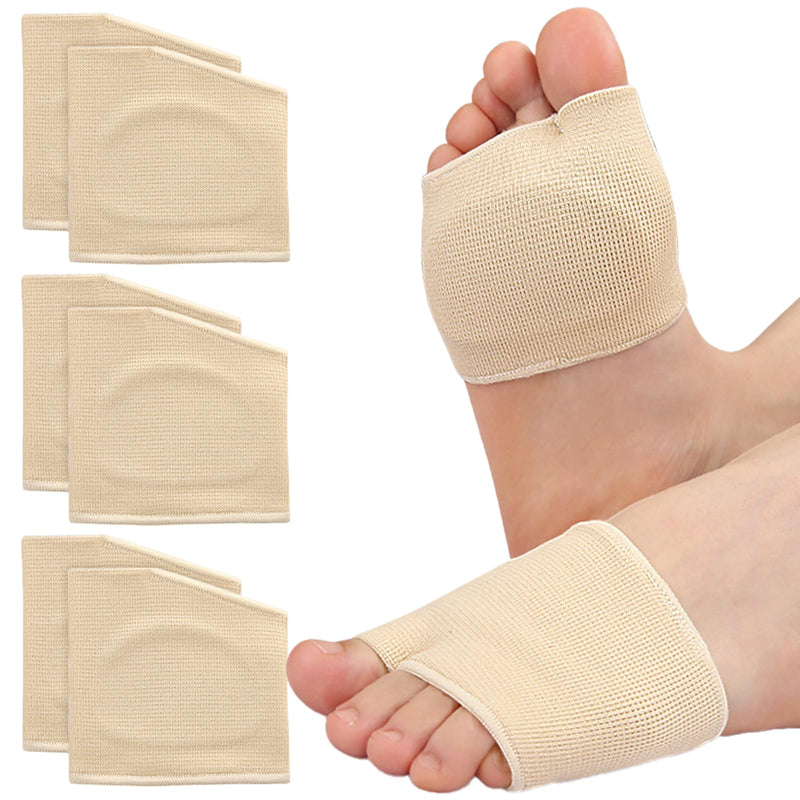 [Australia] - Metatarsal Pads for Foot Pain Relief 3 Pairs Gel Bunion Pads 