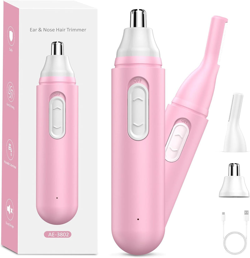 [Australia] - Eyebrow razor nose razor women's nose hair trimmer usb: Celakeety painless eyebrow trimmer nose hair trimmer women and ear hair trimmer, rechargeable 2 in 1 facial hair trimmer 